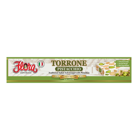 Torrone Pistacchio ‚Äì Italian Soft Nougat with Pistachios (5.3oz) image 0