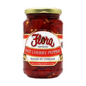 Hot Cherry Peppers Sliced In Vinegar - 12oz image 0