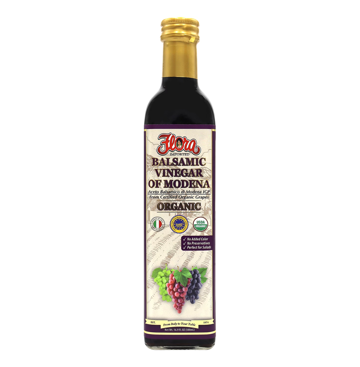 Organic Balsamic Vinegar Of Modena - 16.9oz image 0