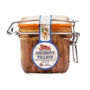 Anchovy Fillets in Olive Oil - Hermetic Glass Jar - 8.12oz image 0