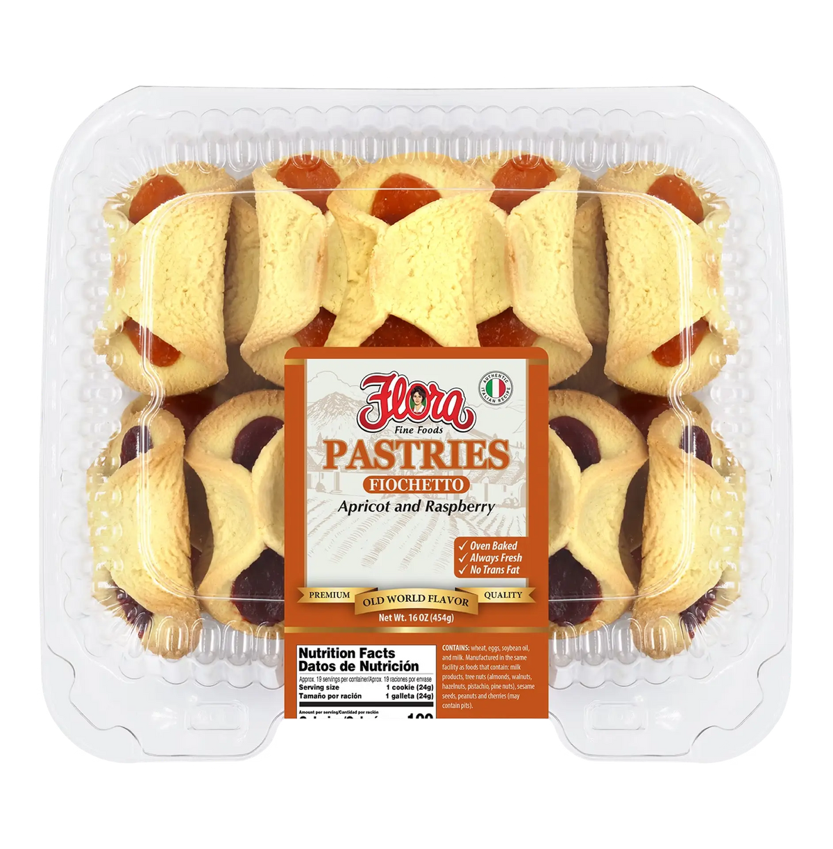 Apricot & Raspberry Fiochetto – Flora Foods