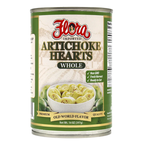 Artichoke Hearts Whole in Brine - 14oz image 0