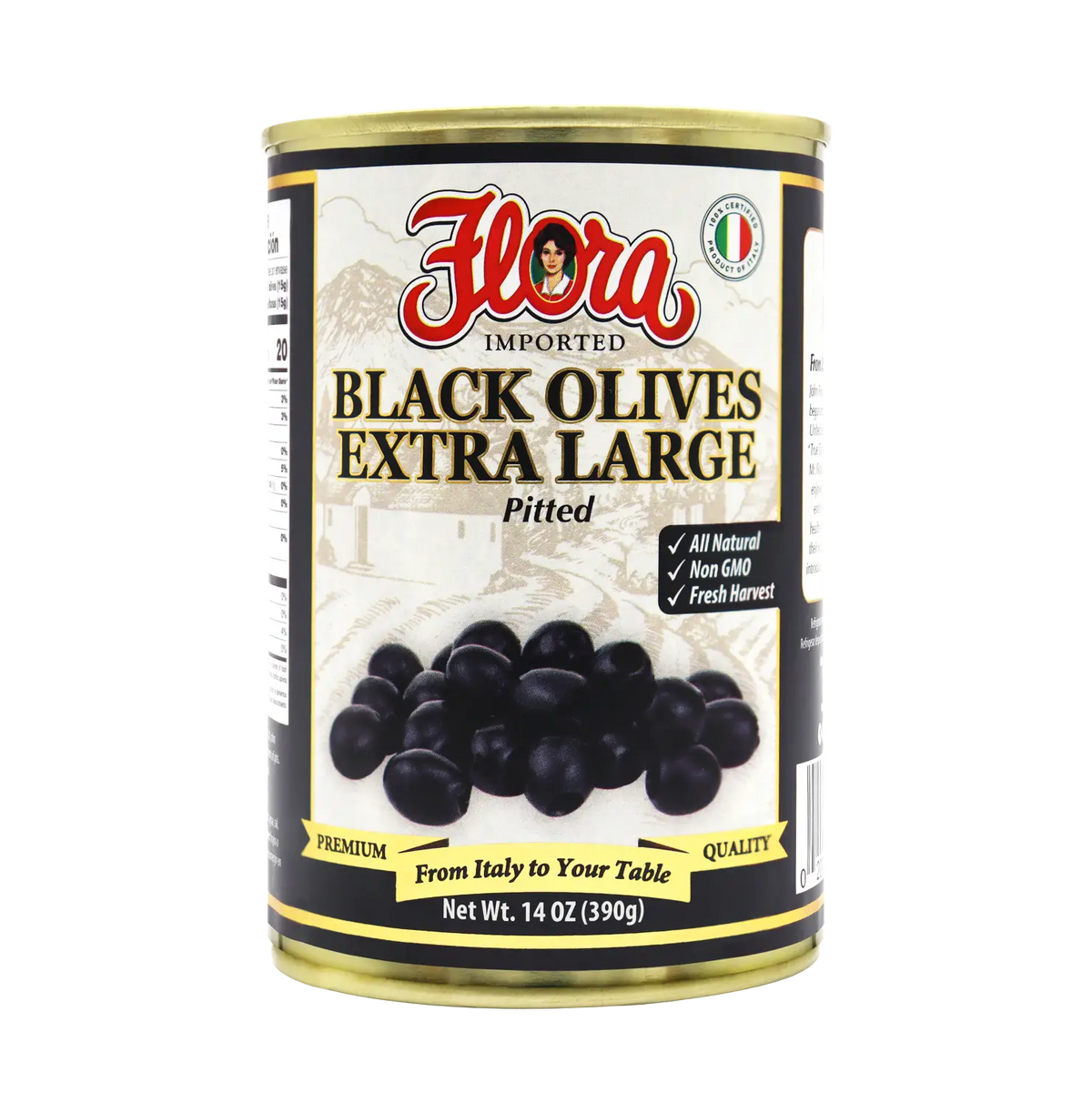 LARGE PITTED BLACK OLIVES