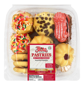 Italian Pastries Butter Cookies - Assorted Varieties image 0