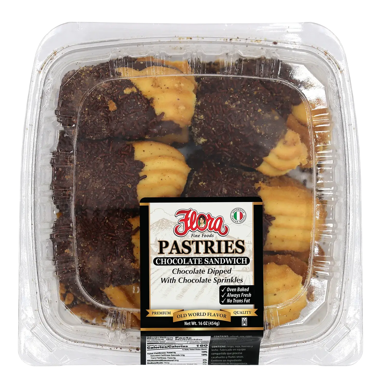 Italian Style Chocolate Sandwich Cookies image 0