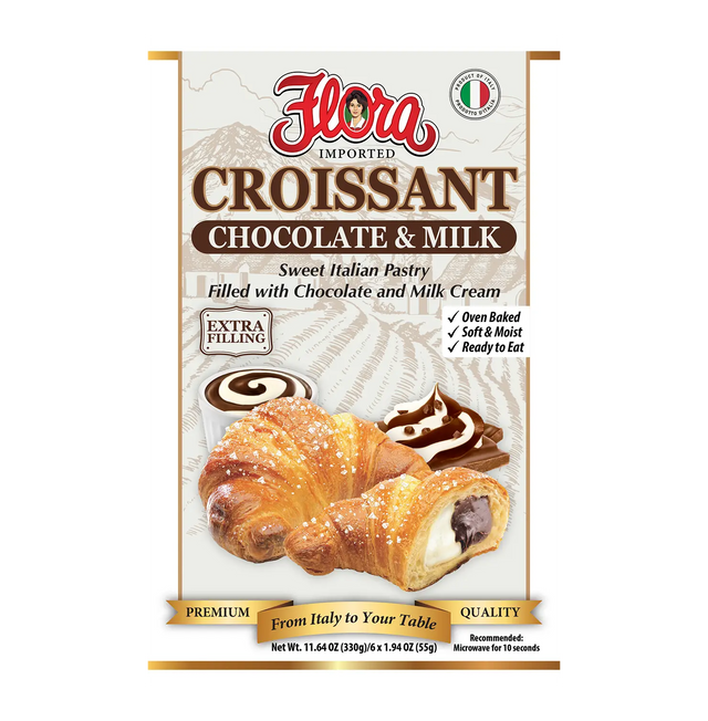 Chocolate & Milk Croissants image 0
