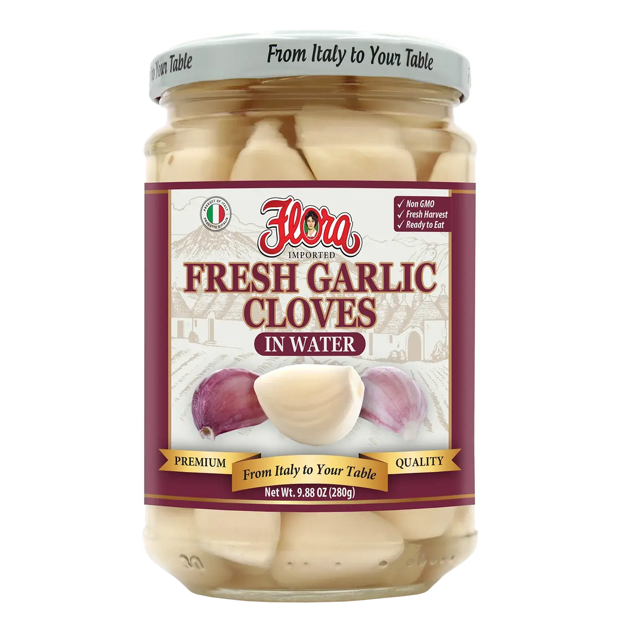 Fresh Garlic Cloves in Water image 0