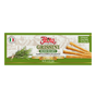 Flora Foods rosemary grissini breadsticks in 4.2 oz package, crispy Italian-style snack with herbs and crunchy texture.
