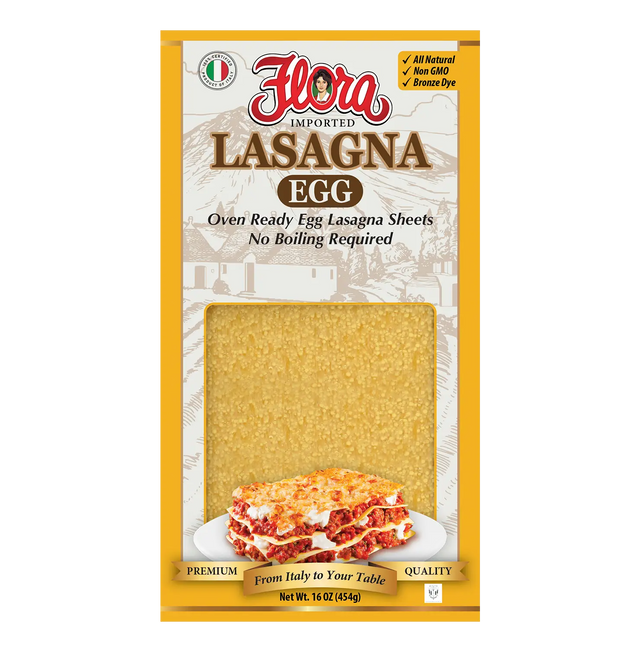 Lasagna All'uovo - Oven Ready Egg Lasagna Sheets image 0