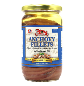 Mediterranean Anchovy Fillets In Sunflower Oil - 25.39oz image 0