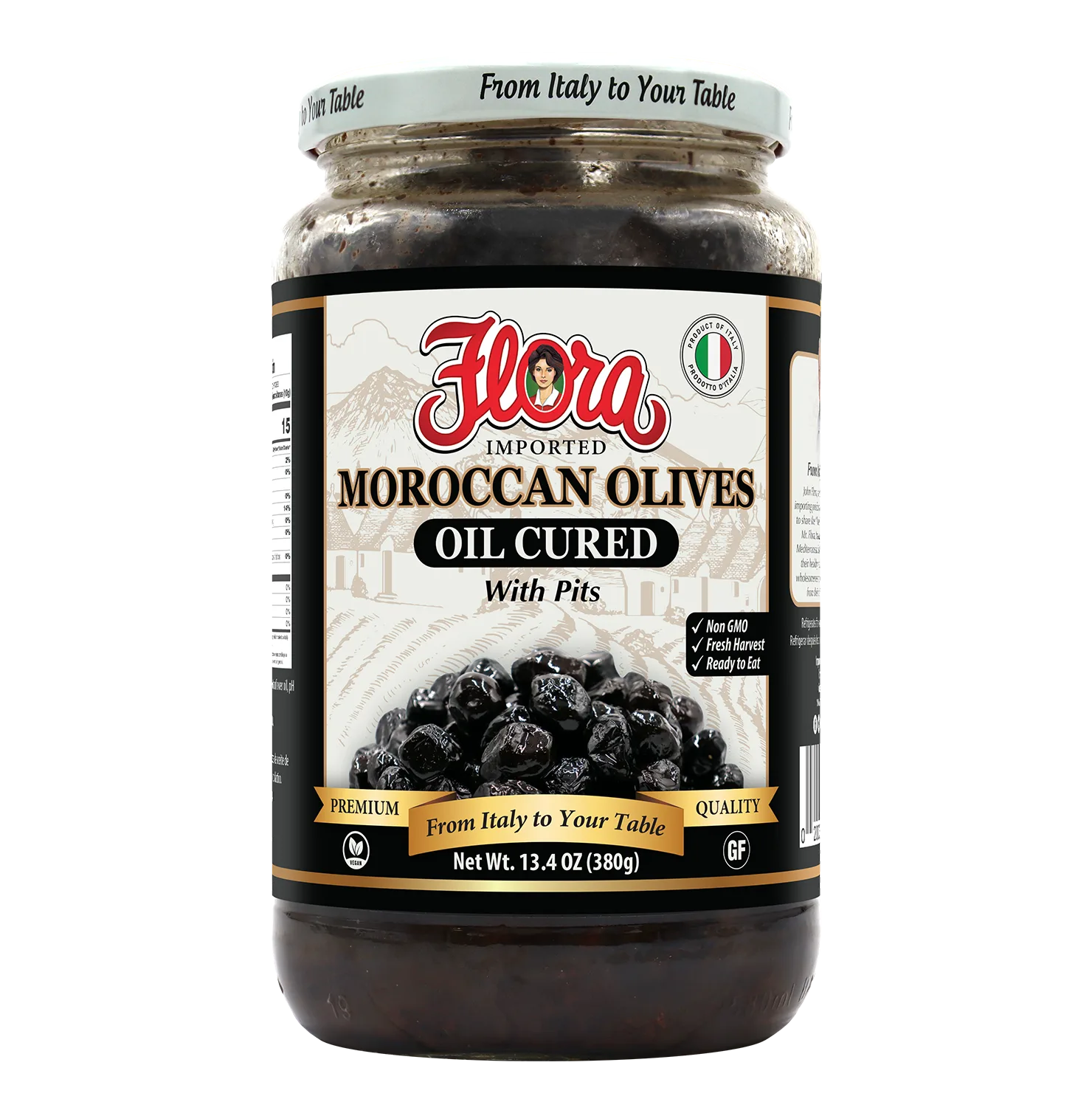 Oil Cured Moroccan Olives – Flora Foods