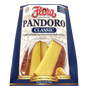 Fresh Pandoro Classic by Flora Foods, golden-brown Italian holiday bread with powdered sugar topping.