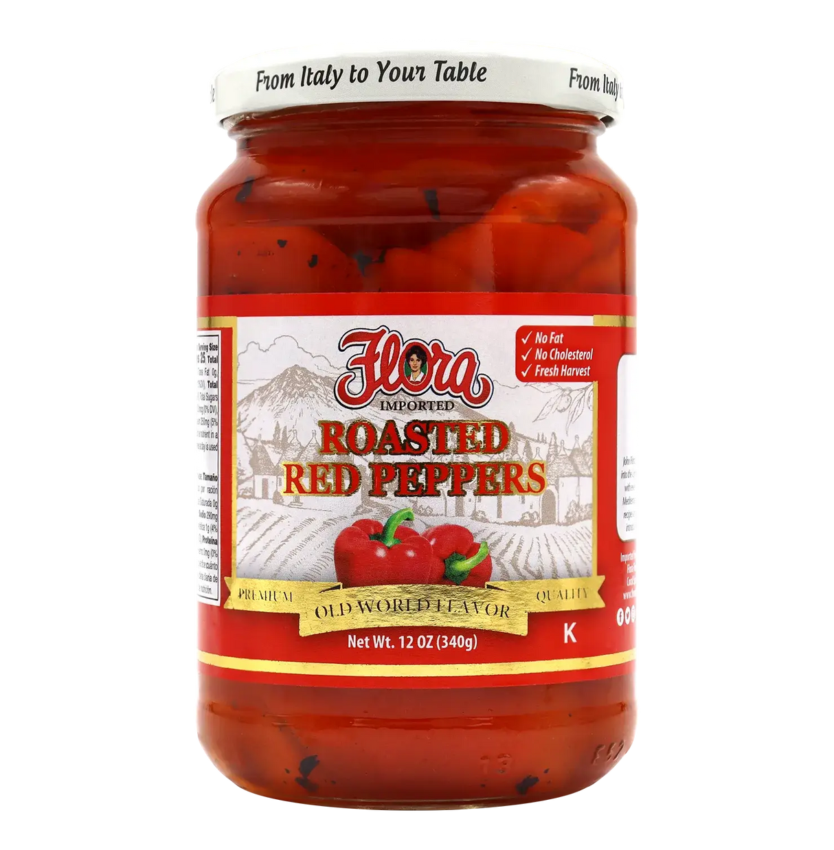 Roasted Red Peppers - 12oz image 0