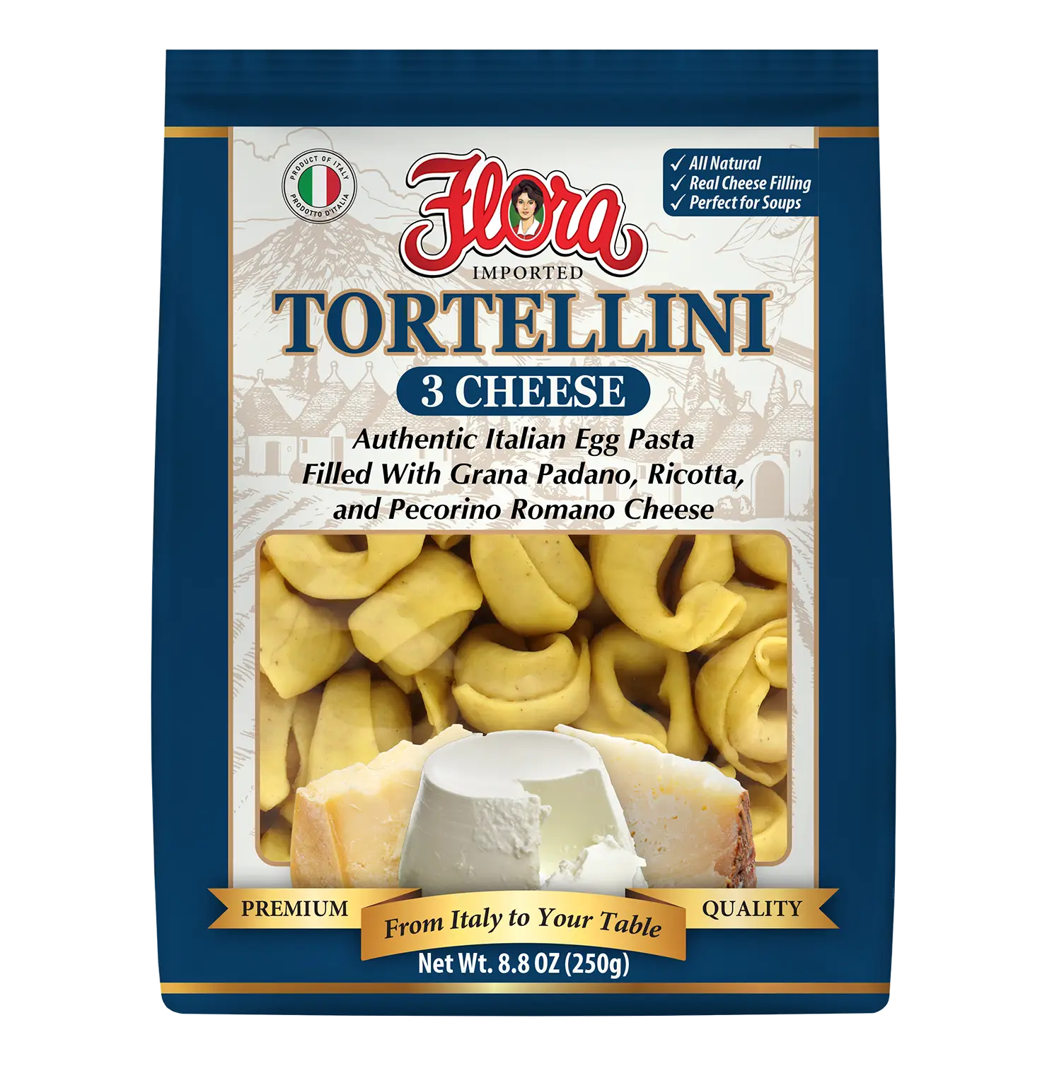 Tortellini 3 Cheese – Flora Foods