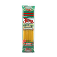 Vermicelli Pasta No. 10 by Flora Foods, 16 oz package, showing thin dried pasta strands in a clear bowl on a white background.