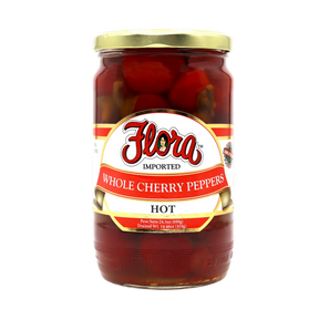 Whole Hot Red Cherry Peppers image 0