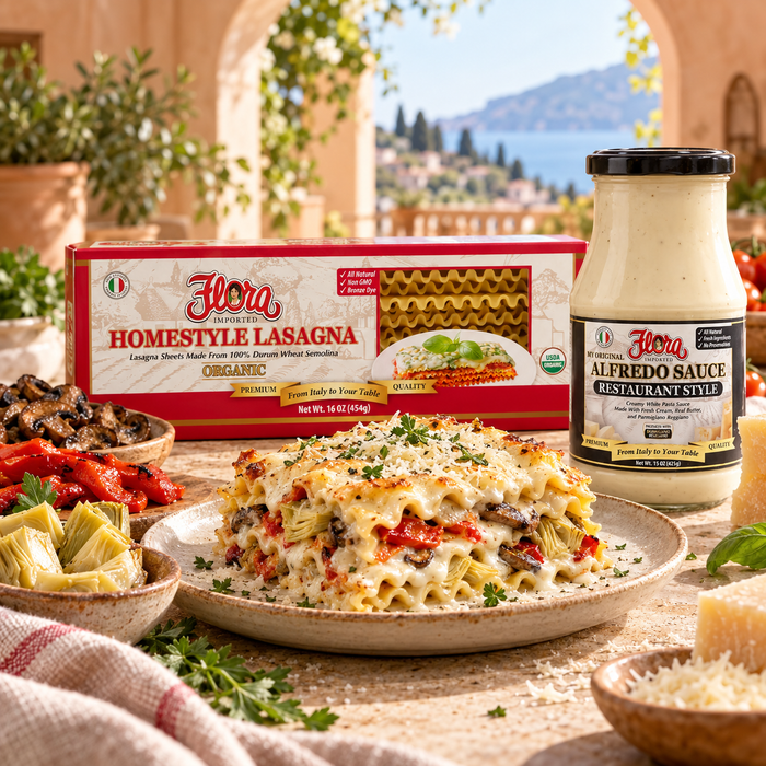 Garden White Lasagna Weekend Pantry — Creamy Between the Waves