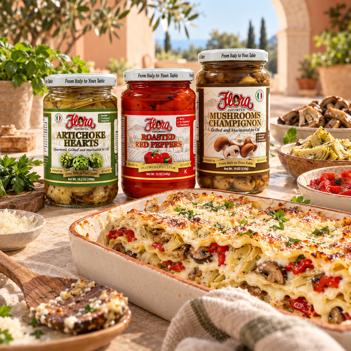 Garden White Lasagna Weekend Pantry — A Colorful Garden Layer