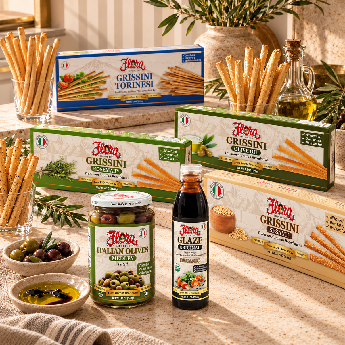 Grissini Four-Stop Italian Tasting Tour — included products