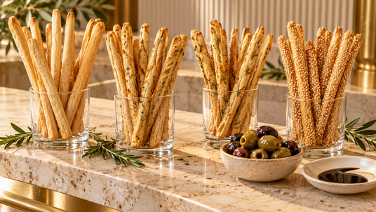 Grissini Four-Stop Italian Tasting Tour — serving suggestion