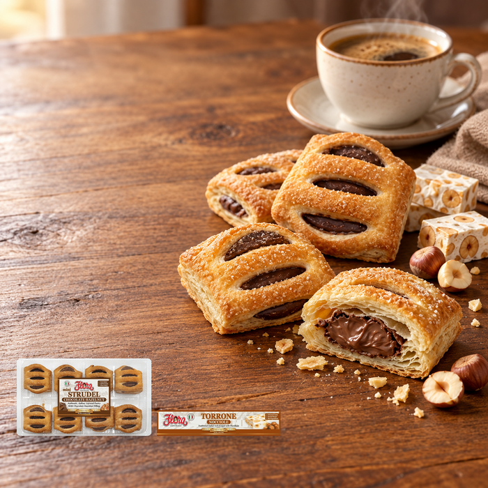 Hazelnut Café Gift Box — Pastry and Torrone