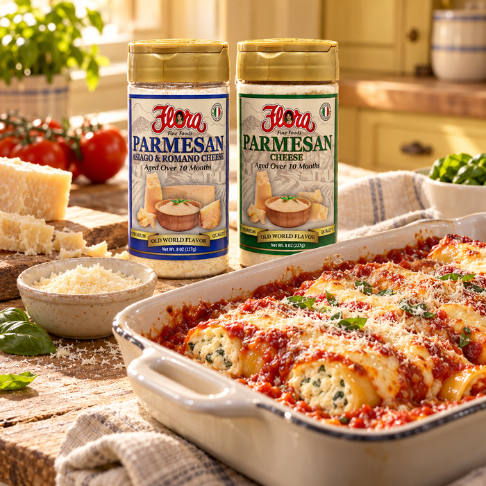 Homestyle Manicotti Bake-at-Home Set — A Double Cheese Finish