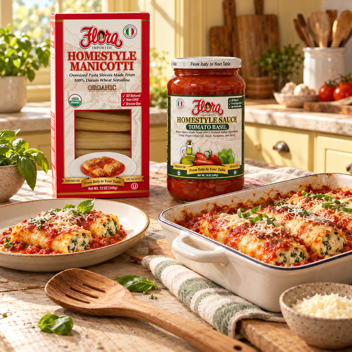 Homestyle Manicotti Bake-at-Home Set — Fill It Your Way