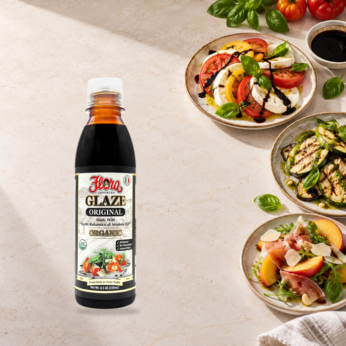 Italian Finishing Trio — A Dark Balsamic Drizzle
