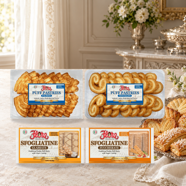 Italian Puff Pastry Quartet — included Flora products