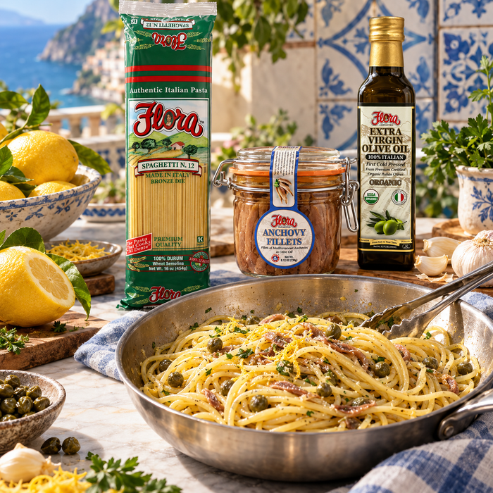 A Savory Coastal Base — Lemon Caper & Anchovy Coastal Cooking Kit