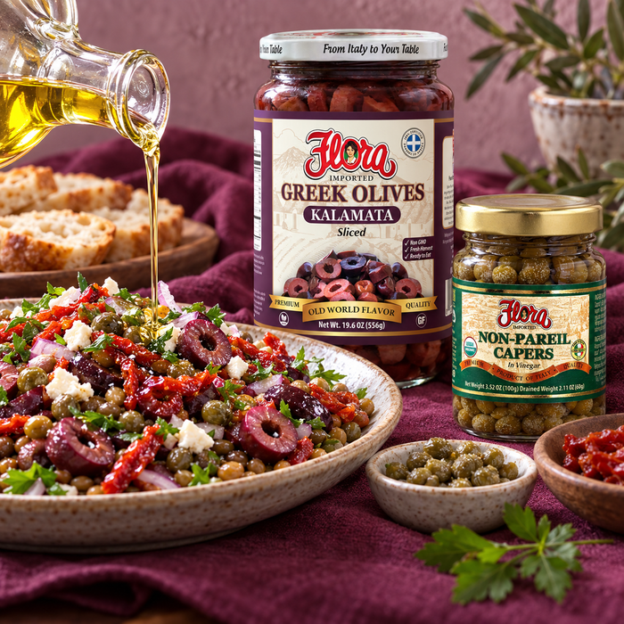 Lentil Antipasto Lunch Pantry — A Bright Pantry Dressing