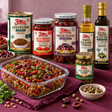 Lentil Antipasto Lunch Pantry — included Flora products and recipe serving suggestion