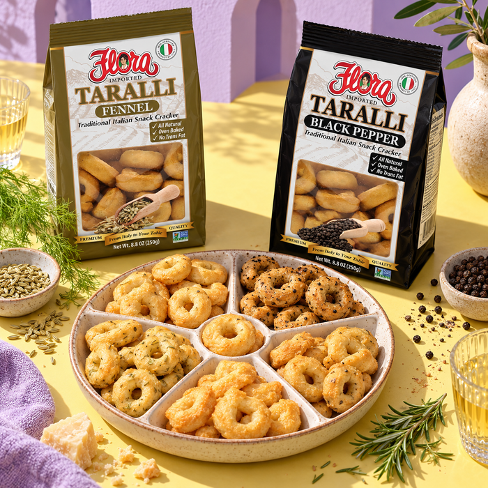 Love Knots Five-Flavor Taralli Flight — serving detail two