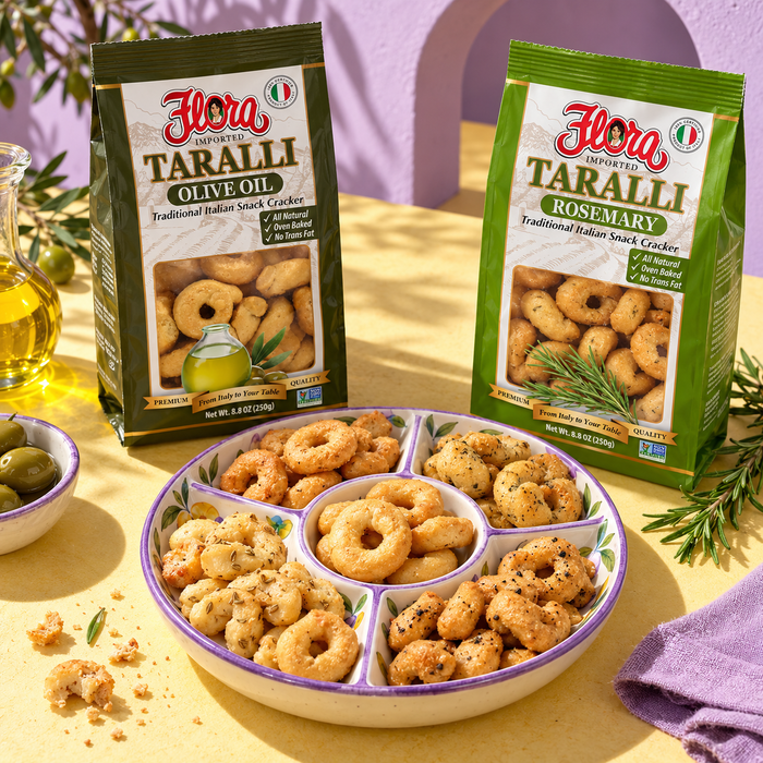 Love Knots Five-Flavor Taralli Flight — serving detail three