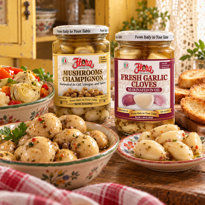 Nonna's Open-Pantry Vegetable Table — serving detail two