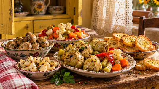 Nonna's Open-Pantry Vegetable Table — serving suggestion