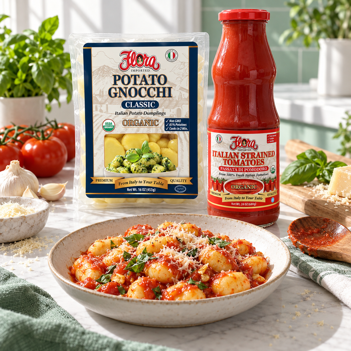 Organic Gnocchi Pomodoro Dinner Selection — Organic Gnocchi & Passata