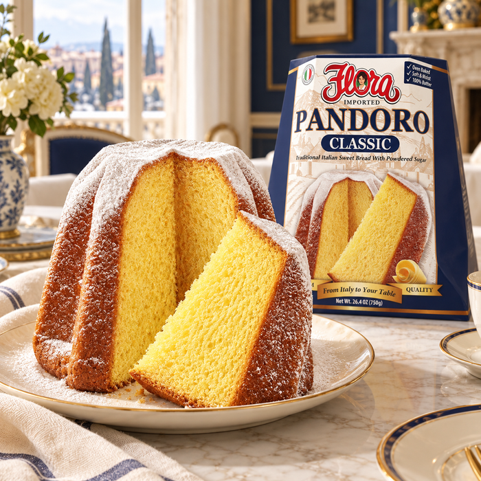 A Golden Italian Star — Flora pandoro classic in an Italian setting