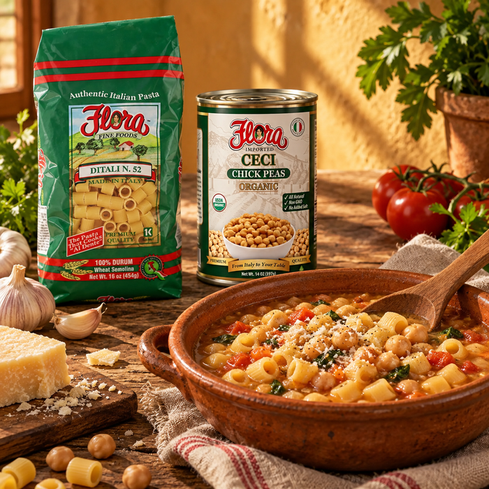 Pasta e Ceci Rustic Soup Collection — Pasta Meets Chickpeas