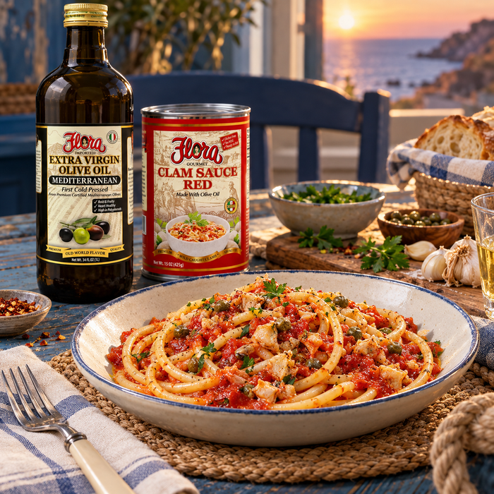 A Taste of the Coast — Red Clam Bucatini Seaside Supper Kit