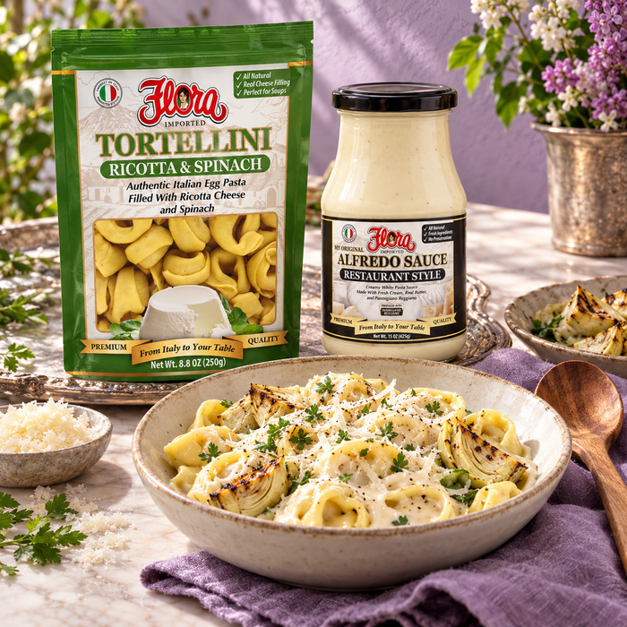 Ricotta & Spinach Tortellini Garden Supper Kit — Filled Pasta, Creamy Sauce
