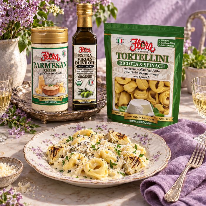 Ricotta & Spinach Tortellini Garden Supper Kit — Finish with Italian Flavor