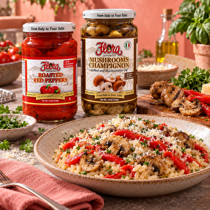 Roasted Garden Risotto Pantry Selection — Roasted and Grilled Depth