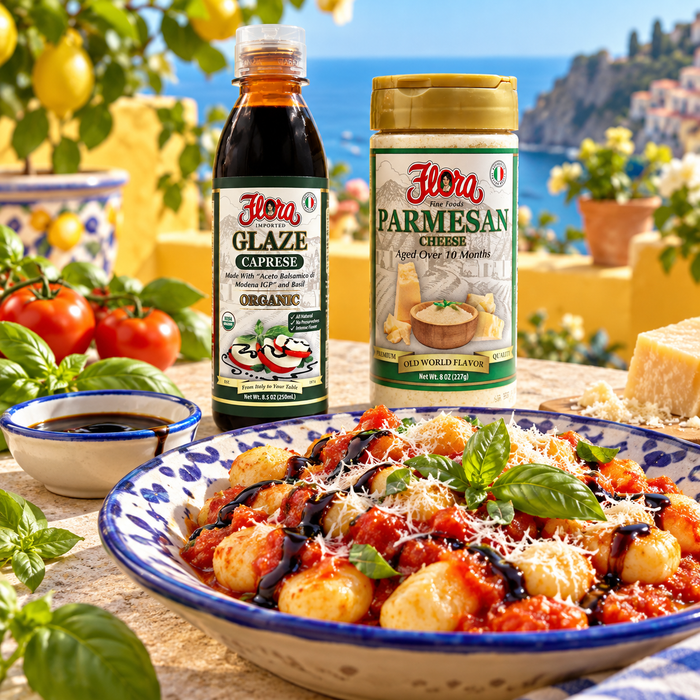 Sorrento Gnocchi Tomato & Basil Dinner Set — A Basil-Kissed Accent