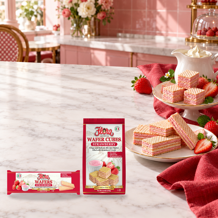 Strawberry & Cream Treats Collection — A Strawberry Wafer Pair