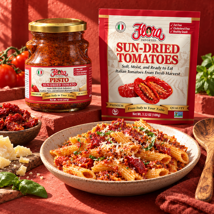 Sun-Dried Tomato Penne Duo Dinner Kit — Two Layers of Tomato