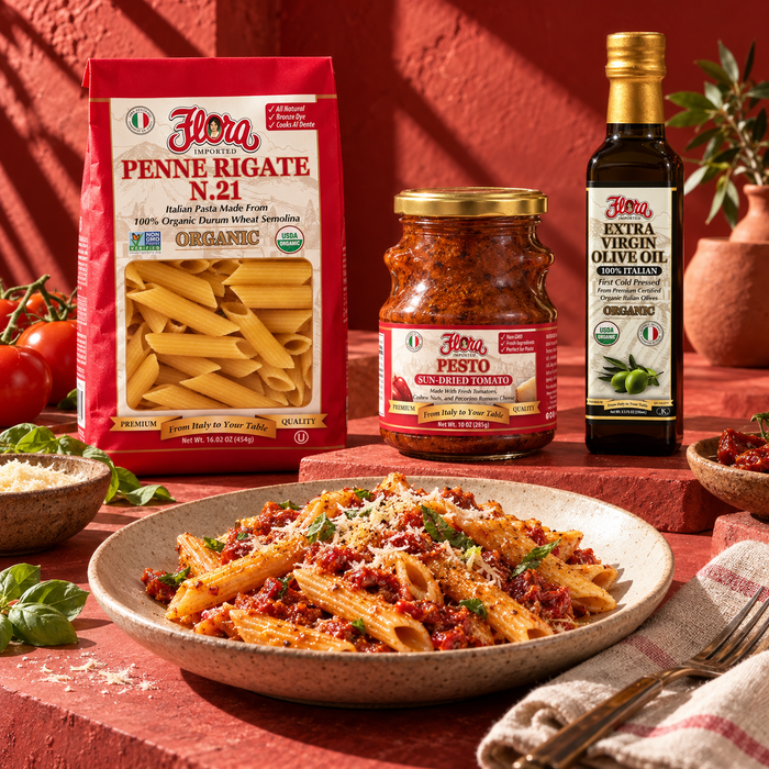Sun-Dried Tomato Penne Duo Dinner Kit — A Bold Pantry Dinner