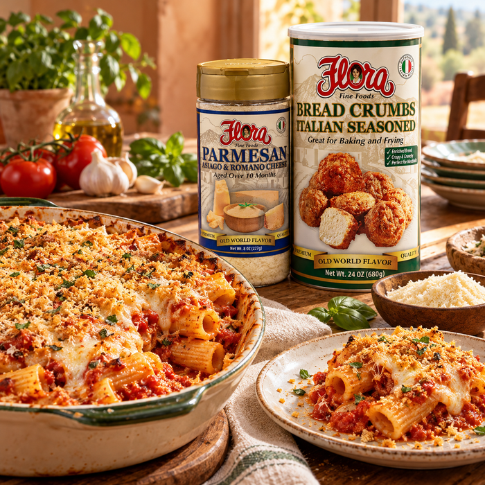 A Savory Golden Finish — Sunday Rigatoni Family Feast Box