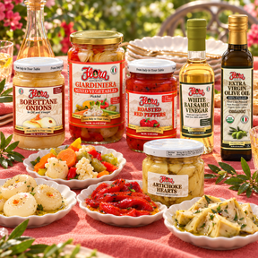 Sweet & Sour Colorful Antipasto Selection — included products