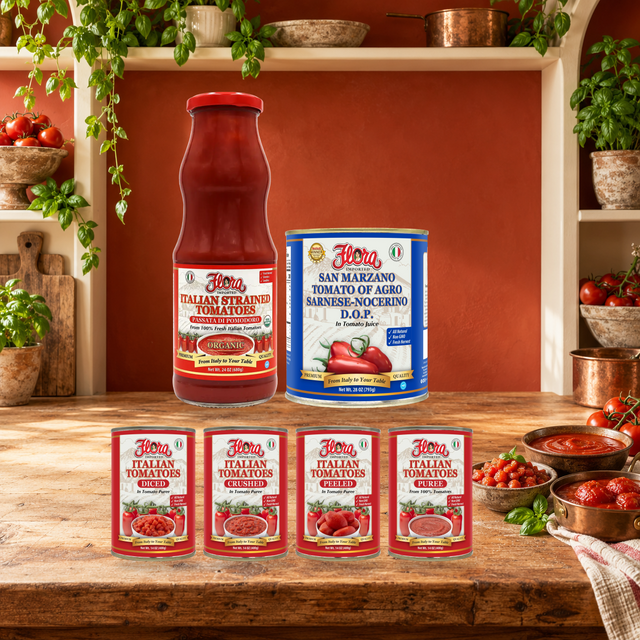 The Tomato Cook's Library — included Flora products